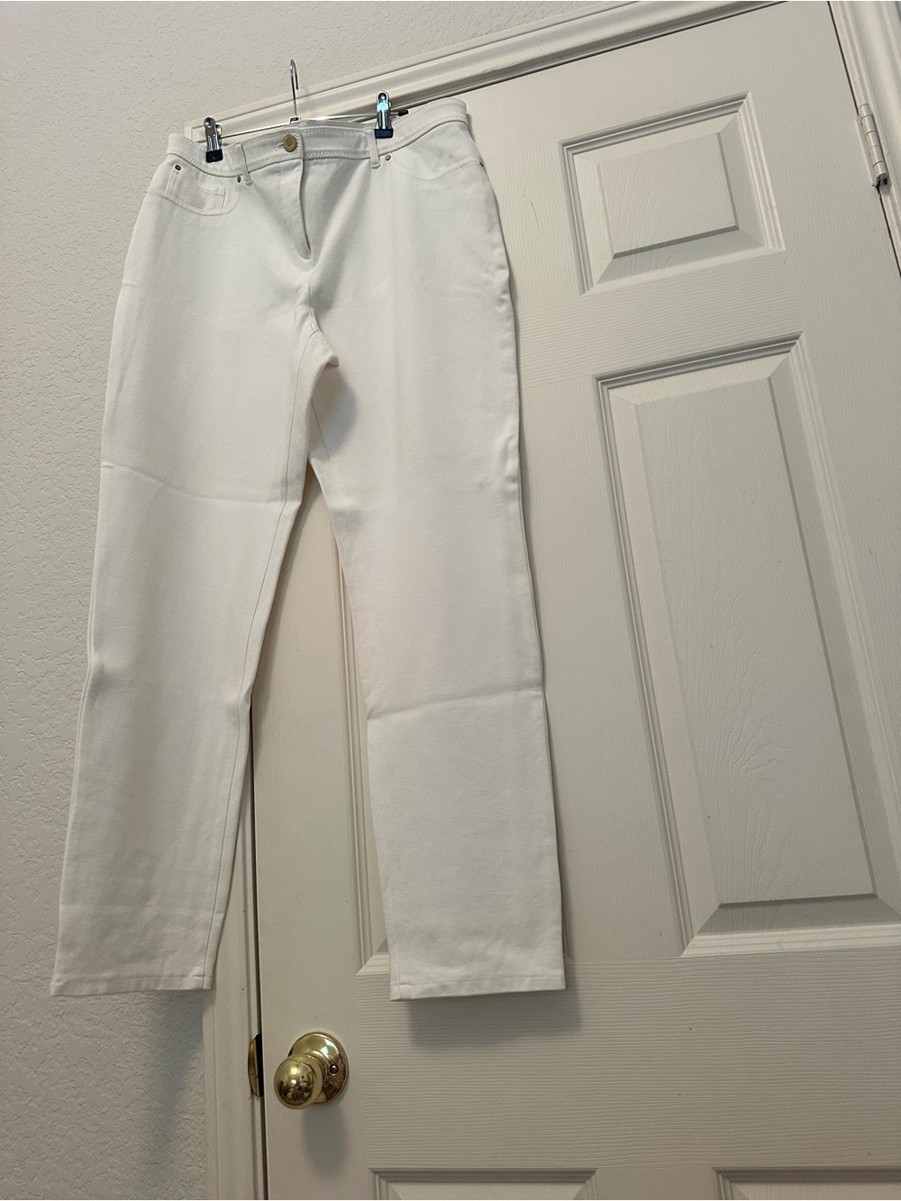Chico's So Slimming White Denim Pants - Size 2 (US 12) - EUC - Picture 5 of 11